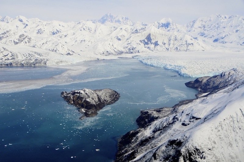 Hubbard Glacier Aerial Image, photo 1